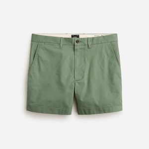 J.Crew 5" stretch chino short Vintage Laurel Outlet | 91WAKNJCU