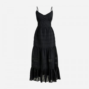 J.Crew Calliste dress in cotton voile Black Clearance | 35IJUZGOD