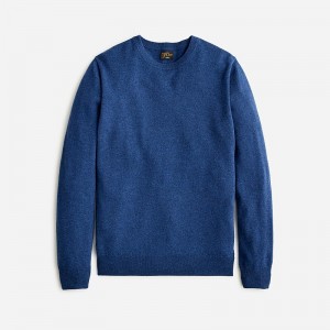 J.Crew Cashmere jacquard crewneck sweater Hthr Night Star Online | 83FMZWDAG