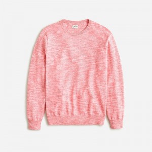 J.Crew Cotton-blend crewneck sweater Sweet Dahlia USA | 13DJHWVTS