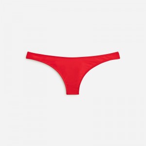 J.Crew Heritage 1989 high-leg bikini bottom Venetian Red Outlet Online | 70JXMPKNQ