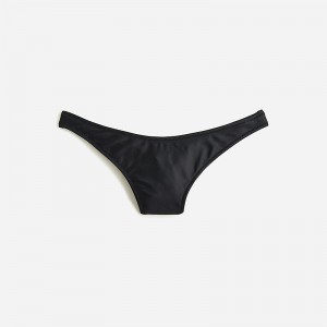J.Crew Heritage 1989 high-leg bikini bottom Black Clearance | 41GOKJNDY