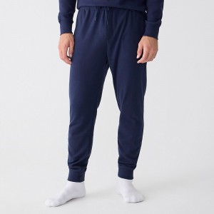 J.Crew Heritage brushed rib-knit jogger pant Navy Online | 07HZWQMYP