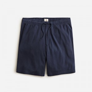 J.Crew Heritage brushed rib-knit shorts Navy Clearance | 34ZEIWTJL