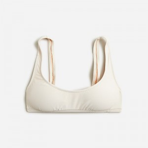 J.Crew Heritage scoopneck bikini top Natural Online | 07HVLOQJN