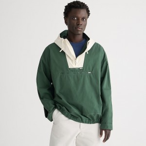 J.Crew Limited-edition 1989 heritage anorak in cotton Championship Green Outlet Online | 72UEAXISV