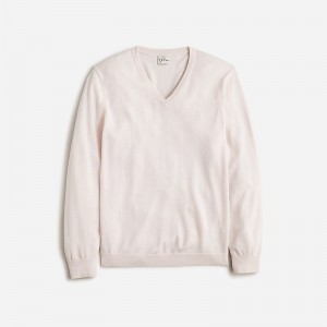J.Crew Merino wool V-neck sweater Bisque Clearance | 43SQETFZV
