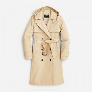 J.Crew New Icon trench Vintage Khaki Factory Outlet | 51UAZPITC