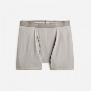 J.Crew Stretch 4" boxer briefs Vintage Dove Sale | 29UIGDNEA