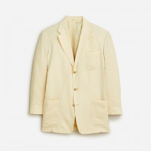 J.Crew Vintage J.Crew '90s linen blazer Cream Clearance | 38NEAGFOC