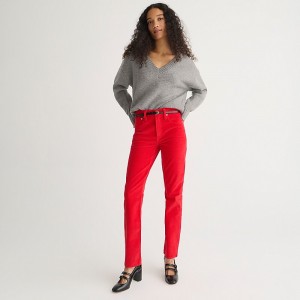 J.Crew Vintage slim-straight corduroy pant Black Factory Outlet | 54VQLGNUY