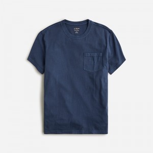 J.Crew Vintage-wash cotton T-shirt Navy Sale | 26BJLAHDK
