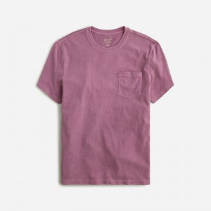 J.Crew Vintage-wash cotton T-shirt Washed Orchid Clearance | 34QORSICU