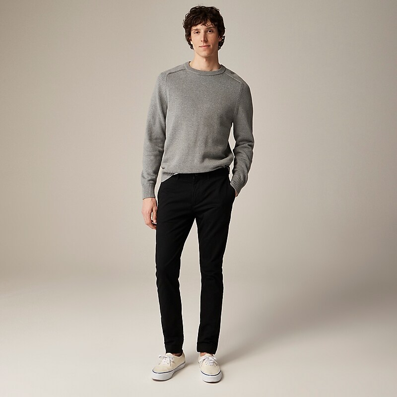 J.Crew 250 skinny-fit pant in stretch chino Black Clearance | 31JZYHNEX