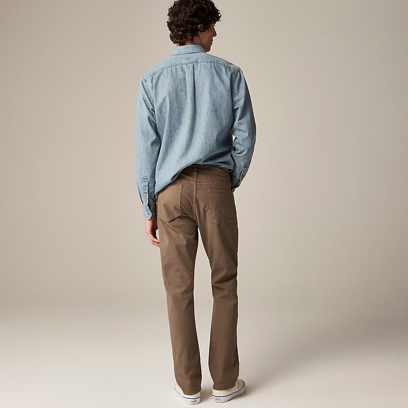 J.Crew 484 Slim-fit garment-dyed five-pocket pant Vintage Dill Sale | 26TNIPALG