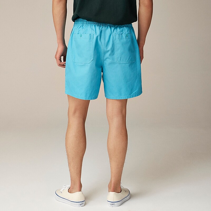 J.Crew 6'' heritage gym short in seaside canvas Frosted Aqua Sale | 20RTNCVKO