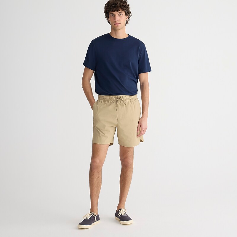 J.Crew 6'' lined tech dock short Khaki Clearance | 47CXIDYKO