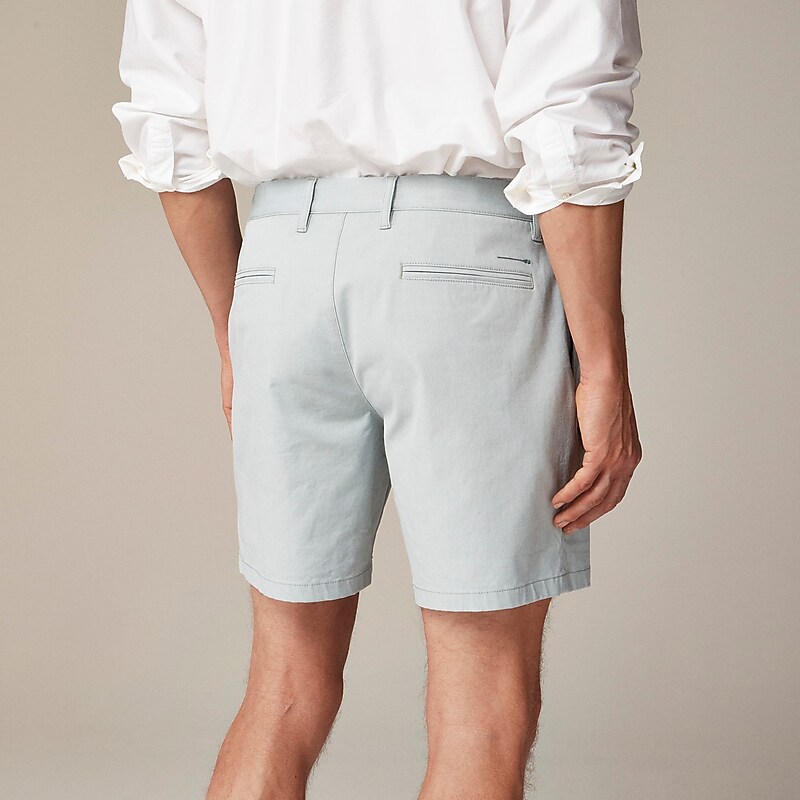 J.Crew 7'' tech oxford short Green White Oxford Sale | 20TOYDVQW