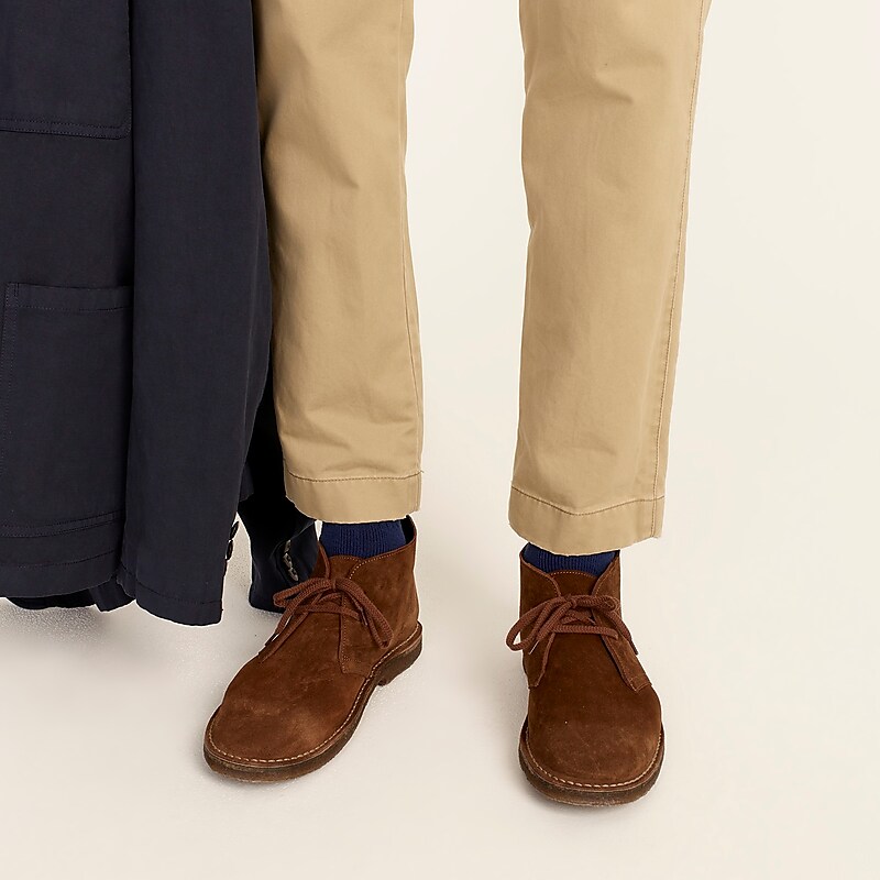 J.Crew Adults\' 1990 MacAlister boots in suede Auburn Factory Promo | 68WLJQBUG