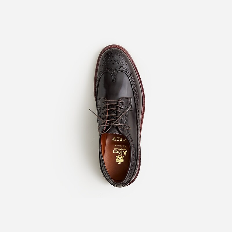 J.Crew Alden® for J.Crew cordovan longwing bluchers Color 8 Cordovan Outlet Online | 74AMUEGJX