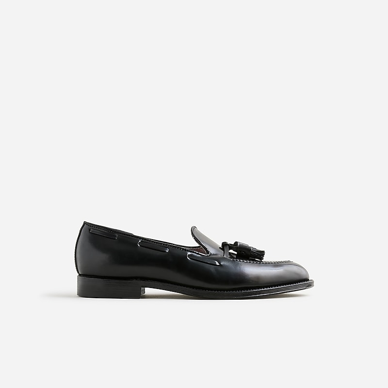 J.Crew Alden® for J.Crew cordovan tassel loafers Black USA | 13GVXWILB