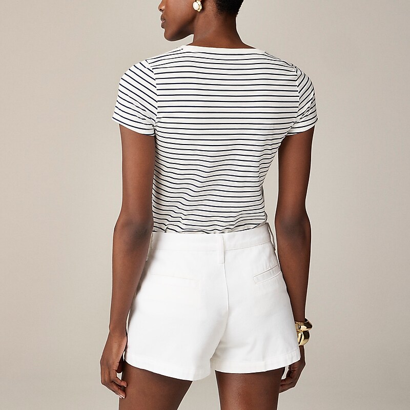 J.Crew A-line denim short in white White Denim Clearance | 32PLOAUDF