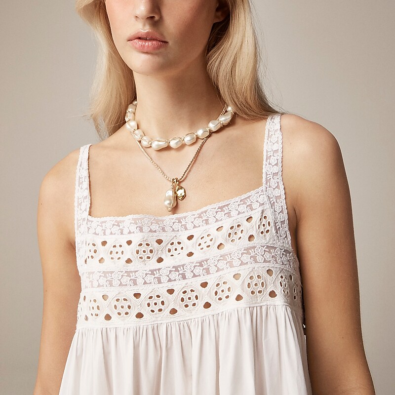 J.Crew Athena dress in cotton poplin White Clearance | 36EJAYDCF