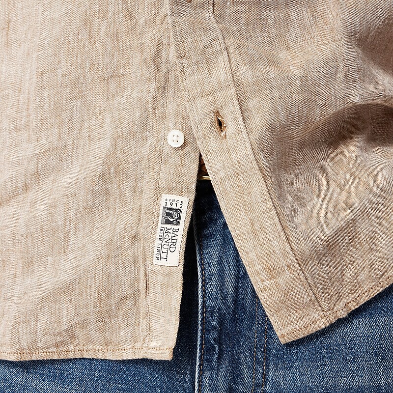 J.Crew Baird McNutt Irish linen shirt Light Cedar Clearance | 49CPUGWME