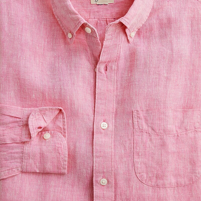 J.Crew Baird McNutt Irish linen shirt Tuberose Outlet Online | 75YXFADQZ