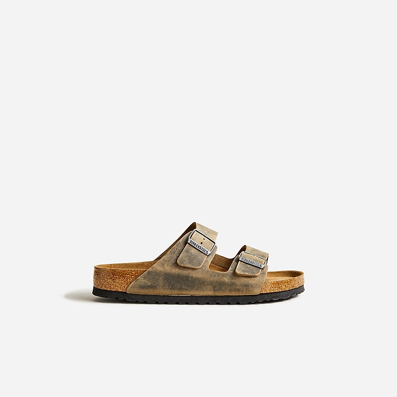 J.Crew Birkenstock® Arizona soft-footbed sandals Khaki Online | 89GFJTMNK