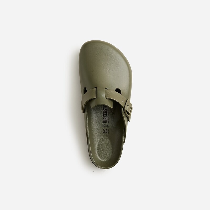 J.Crew Birkenstock® Boston EVA sandals Khaki Eva Outlet | 96DKNTAUS
