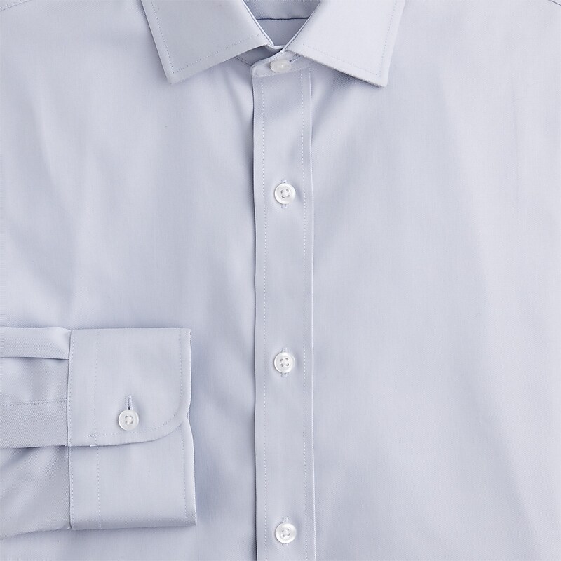 J.Crew Bowery performance stretch dress shirt with spread collar Slate Twill Outlet | 92UTRVZXM