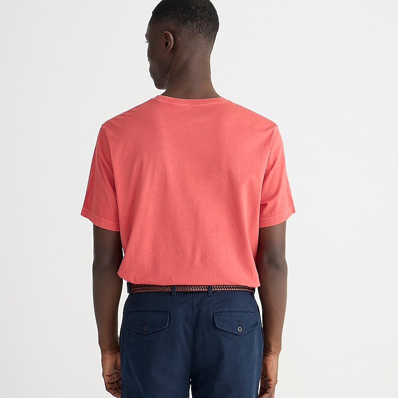 J.Crew Broken-in T-shirt Sunbaked Rose Outlet | 96ACUSEXJ