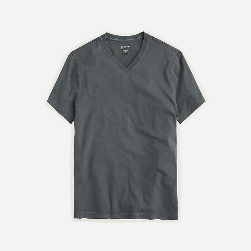 J.Crew Broken-in V-neck T-shirt Bedford Coal Clearance | 46FPQLVKN
