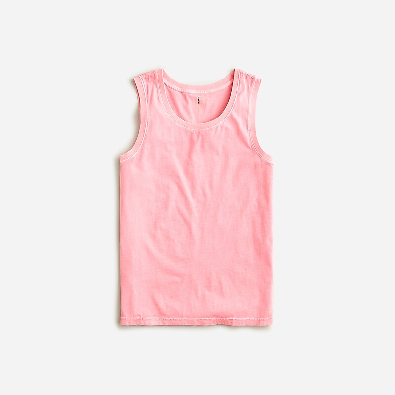 J.Crew Broken-in tank top Hibiscus Sale | 29PUHMOTJ