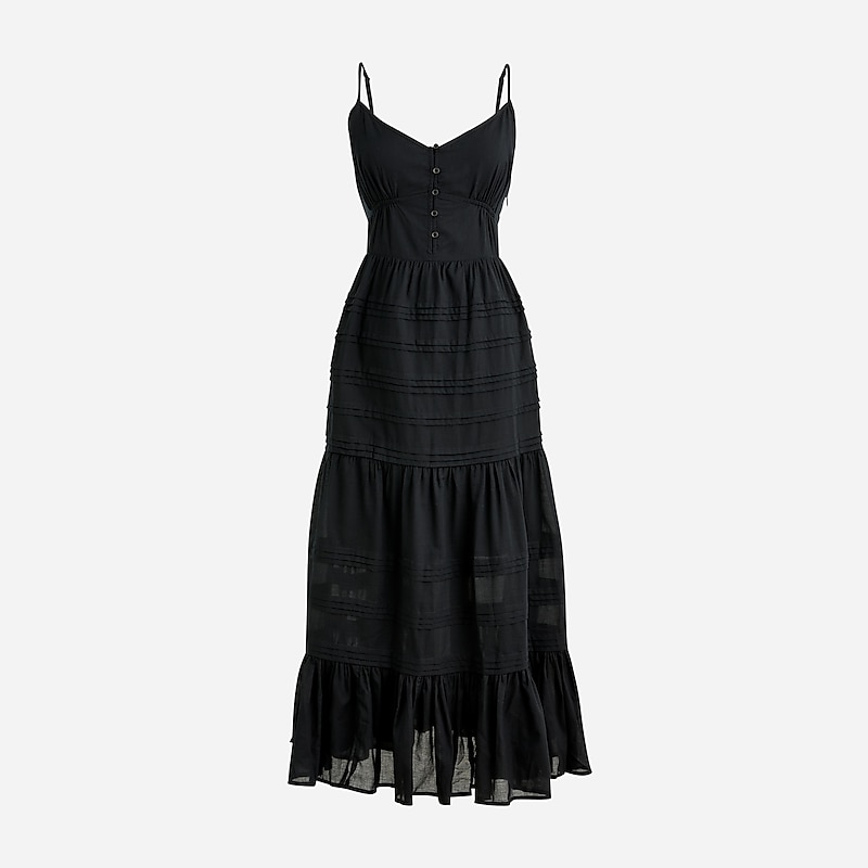 J.Crew Calliste dress in cotton voile Black Clearance | 35IJUZGOD