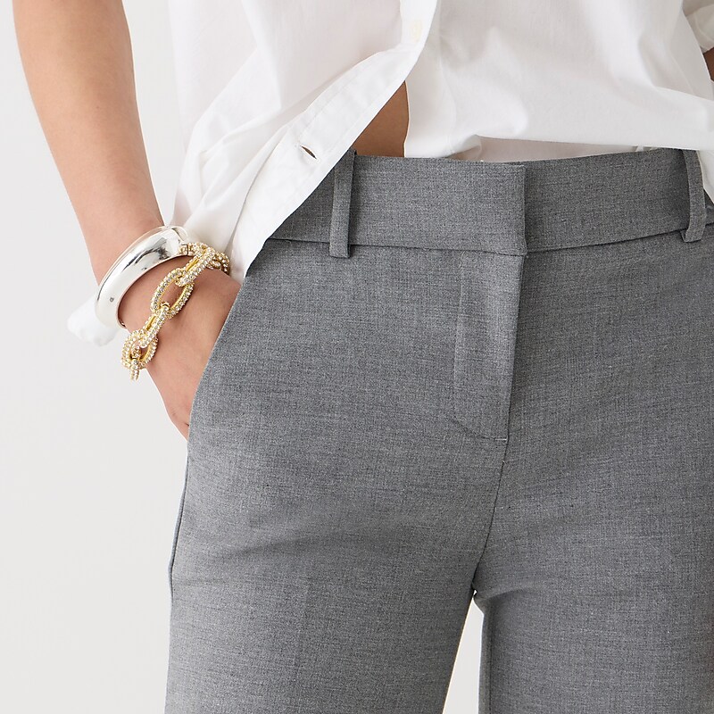 J.Crew Cameron slim cropped pant in four-season stretch Hthr Graphite Clearance | 47PTGFQKJ