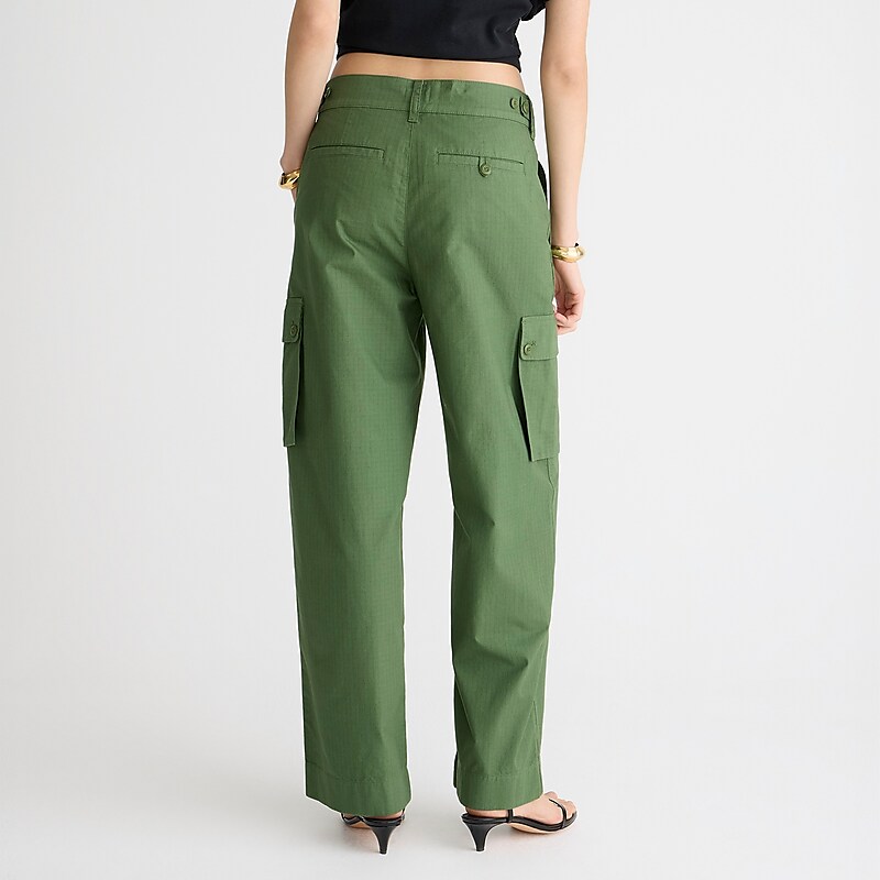 J.Crew Cargo pant in ripstop cotton Utility Green Sale | 27JVBCNTI