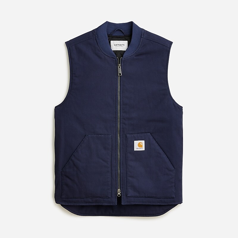 J.Crew Carhartt® Work in Progress work vest Blue Clearance | 48ZWFKOSA