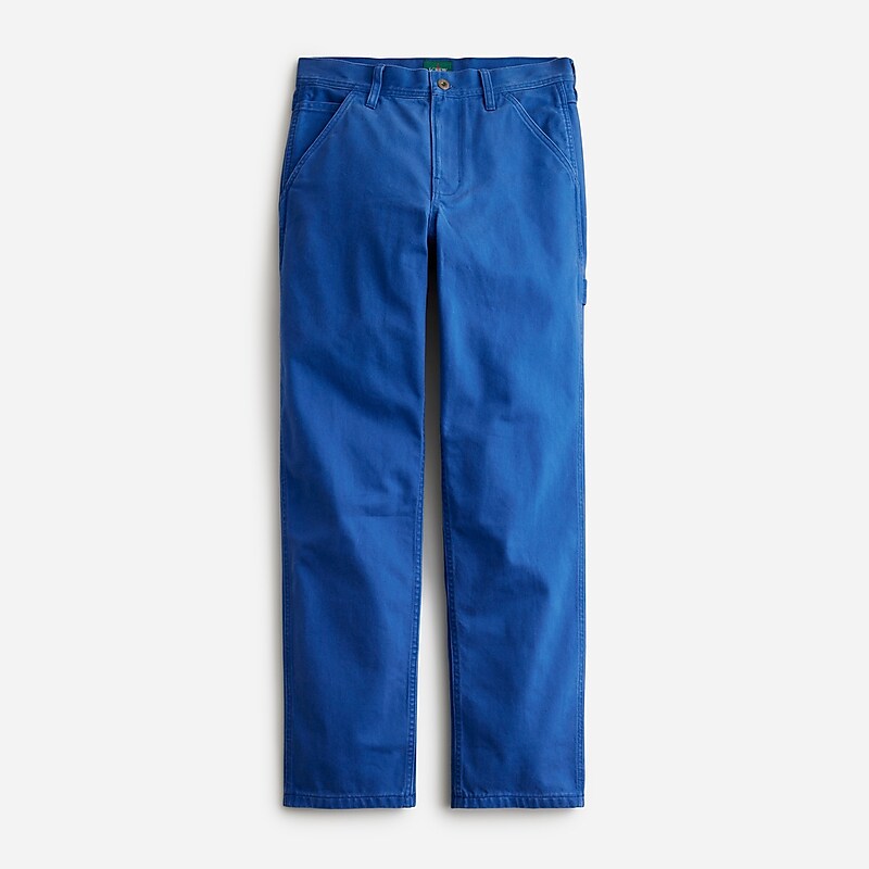 J.Crew Carpenter pant in cotton twill Gulf Blue Outlet Online | 79WOQYTXA