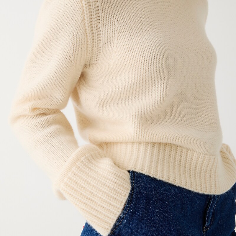 J.Crew Cashmere Rollneck™ sweater Warm Sesame Outlet Online | 70OXBITSZ