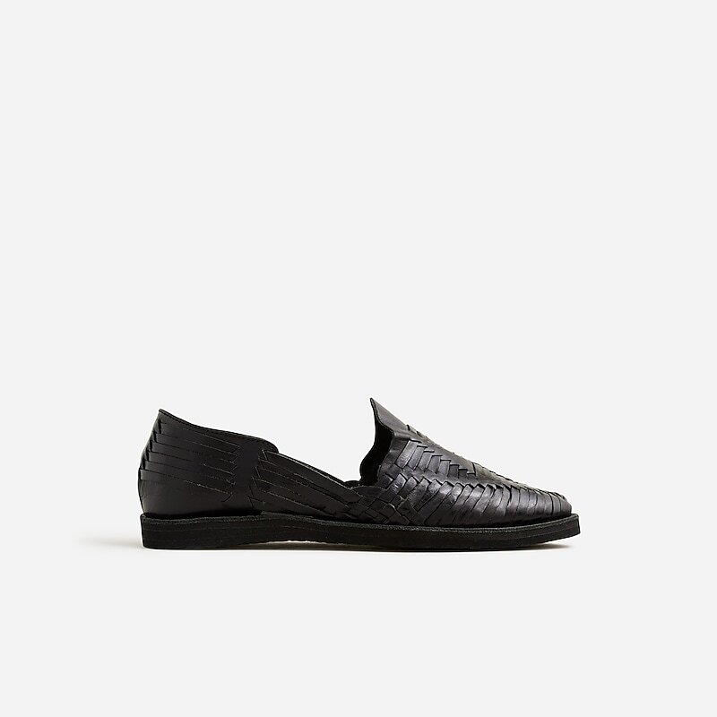 J.Crew Chamula™ Cancún huaraches Black Online | 85PHXLKOI