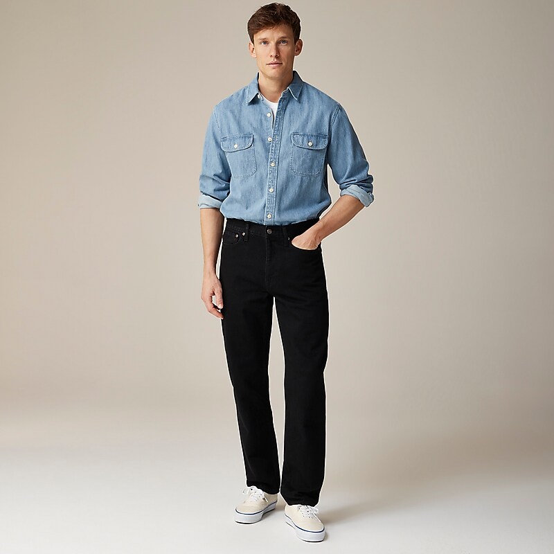 J.Crew Classic jean in black wash Black Rinse Wash Clearance | 40ETXGNAK