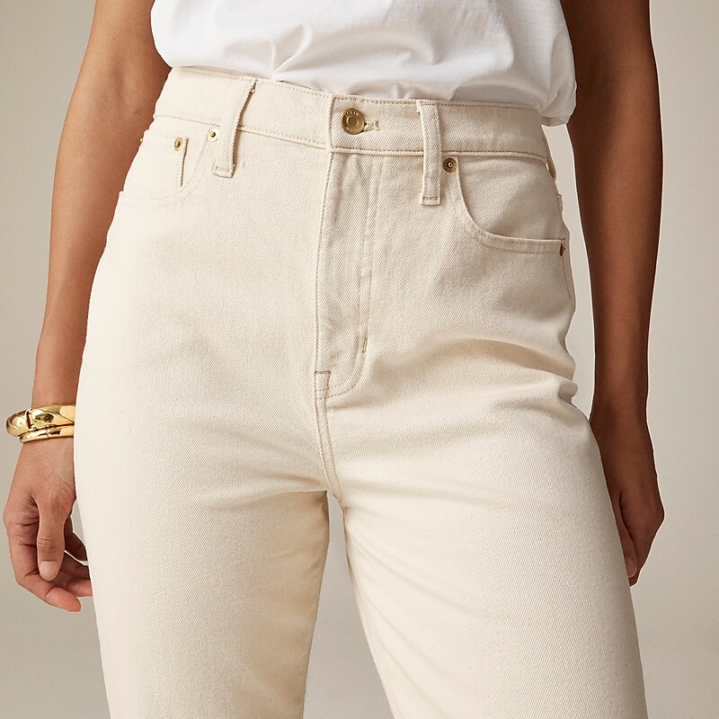 J.Crew Classic straight jean Ecru Wash Online | 02RGEYPCH