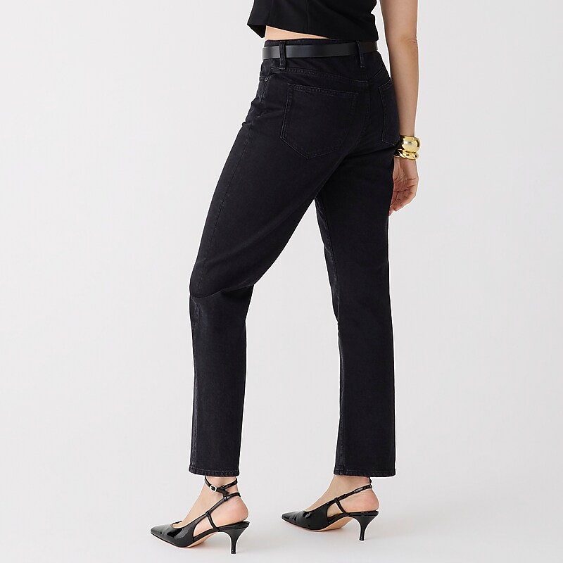 J.Crew Classic straight jean Washed Black Clearance | 38UOTFAKV