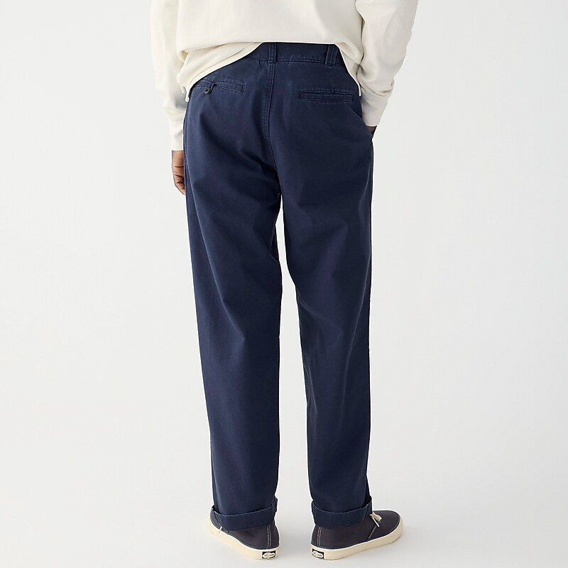 J.Crew Classic trouser in canvas Navy Clearance | 45MFWKAGV