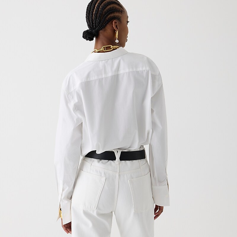 J.Crew Collection garçon embellished shirt White Outlet Online | 70GFKLHRP
