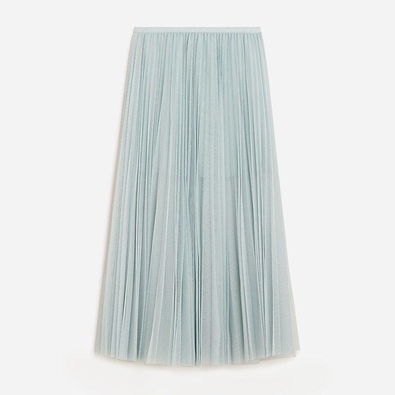 J.Crew Collection layered tulle skirt Ash Blue Clearance | 45HMBNKCR