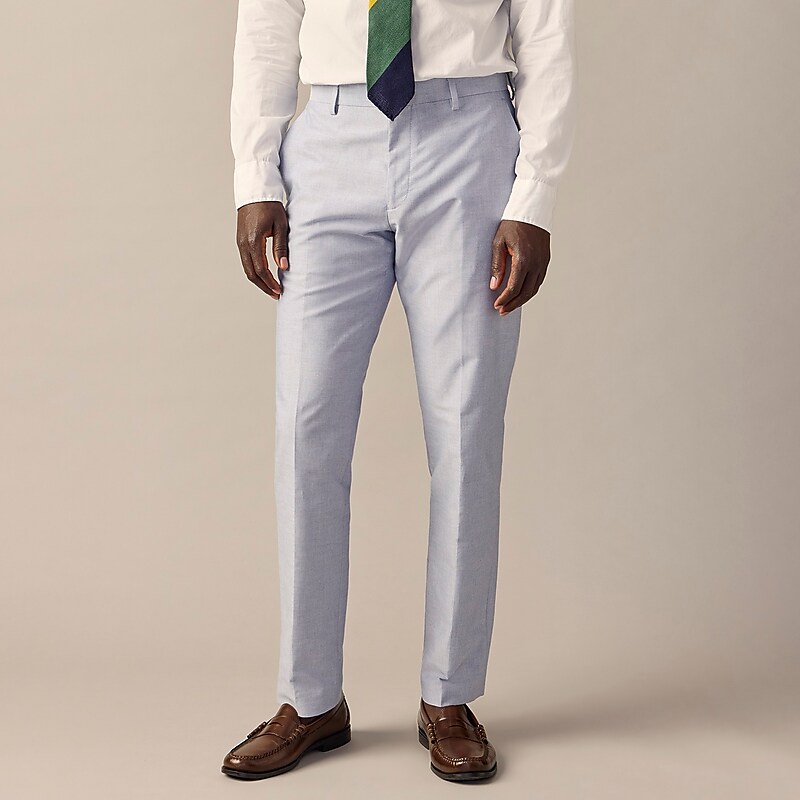 J.Crew Crosby Classic-fit suit jacket in Portuguese cotton oxford Light Blue Factory Promo | 65APWBDSC