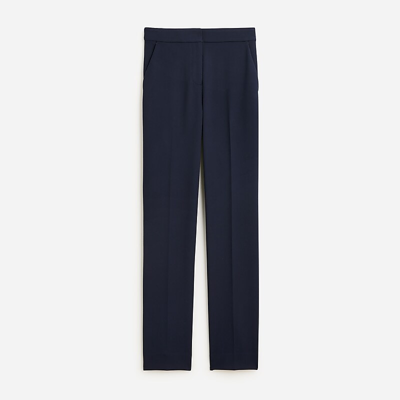 J.Crew Curvy Kate straight-leg pant in four-season stretch Navy Clearance | 48IQZGBJC